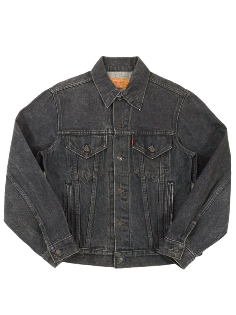 80's Levi's 70506 先染めブラック デニムジャケット 表記(40) USA製