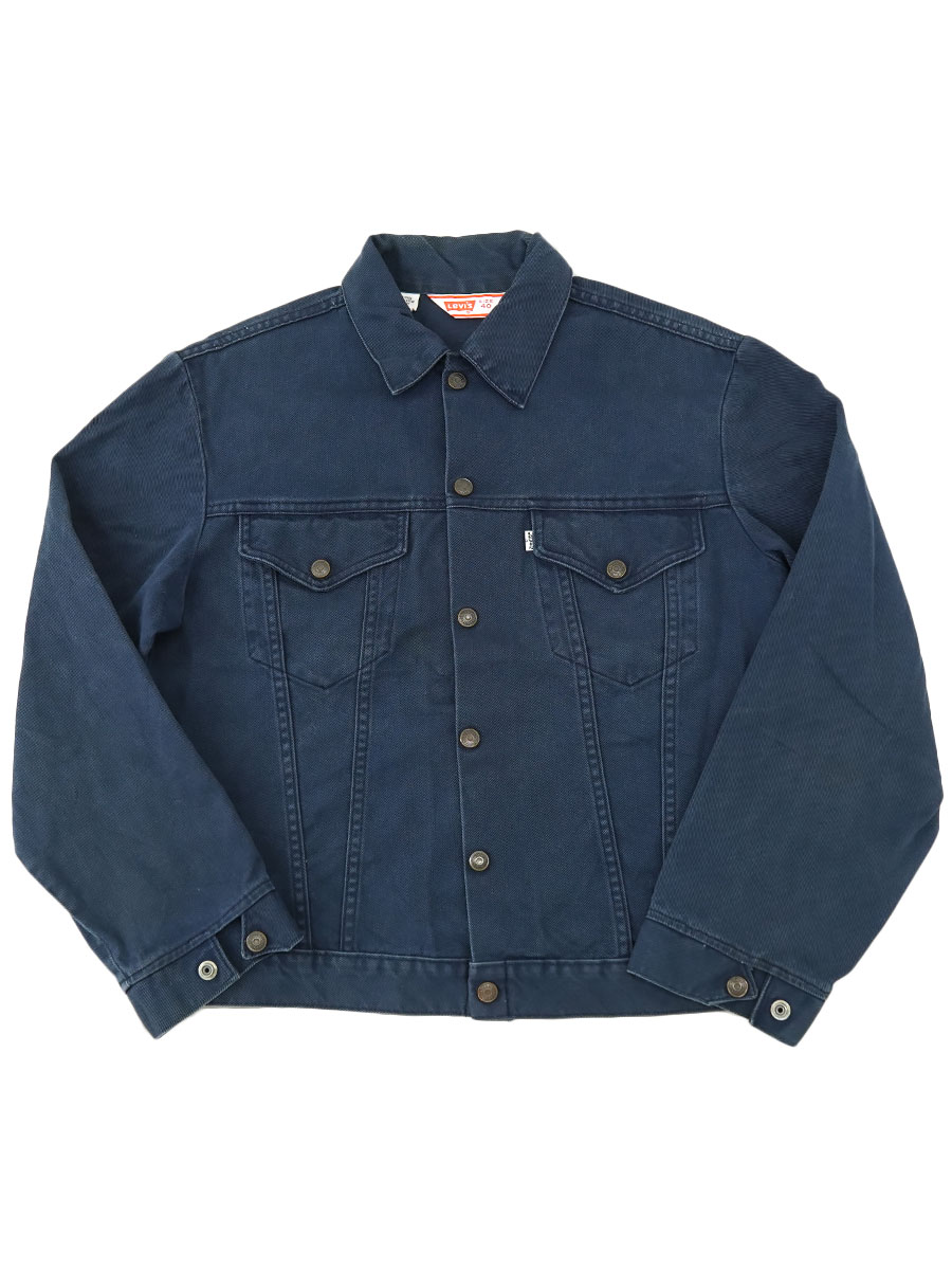 70's Levi's 70505 3rd型 コットンツイルJKT ネイビー 表記(40