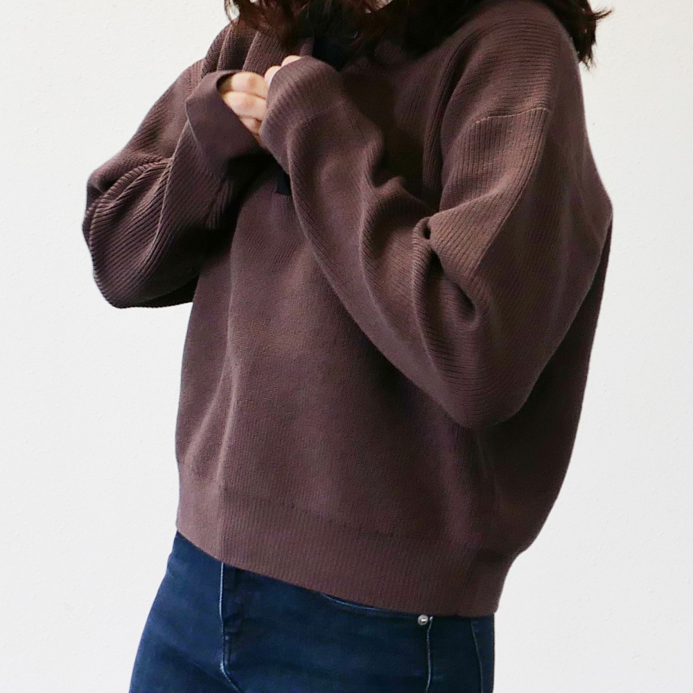 ニットポロ フレッドペリー トップス ポロシャツ 長袖 KNITTED SHIRT