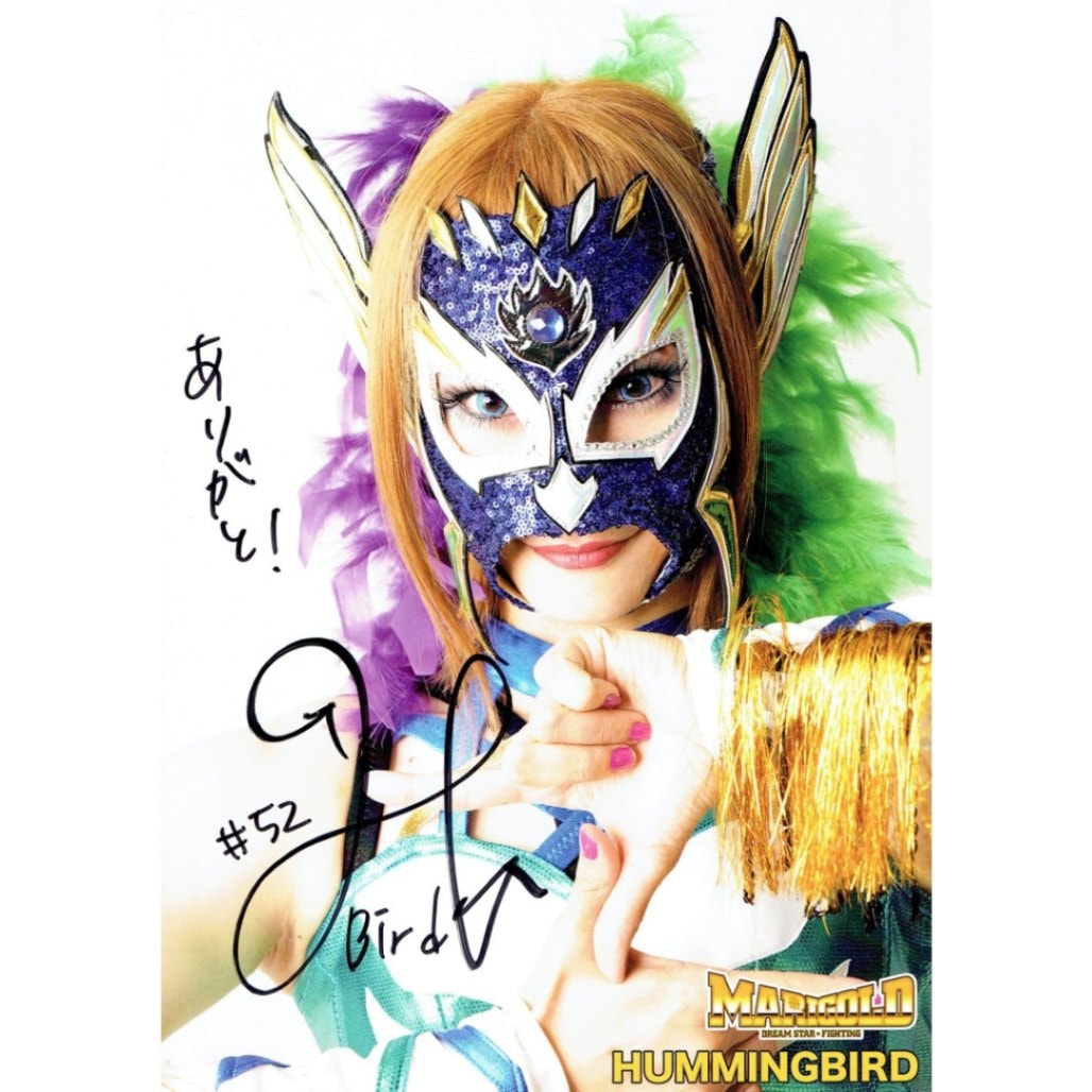 ハミングバード #52 マリーゴールド ポートレート 直筆サイン入り