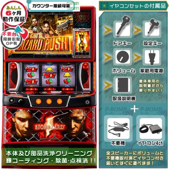 バイオハザード-ゲーム 実機 商品カテゴリー スロット機種 セット別