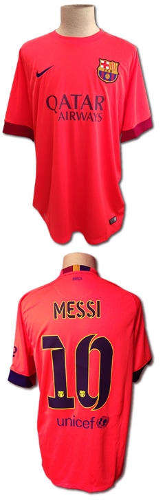 FCバルセロナ 2014-15 アウェイユニフォーム