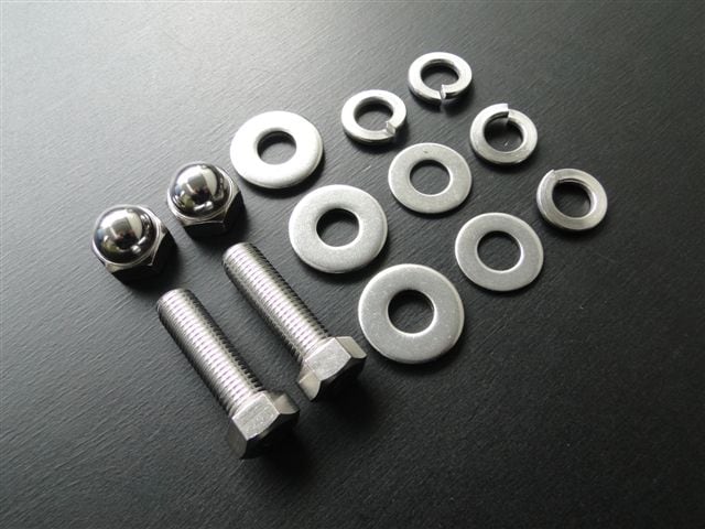 Z400FX ステンレス・リヤショック取付ボルト&ナット<13点セット
