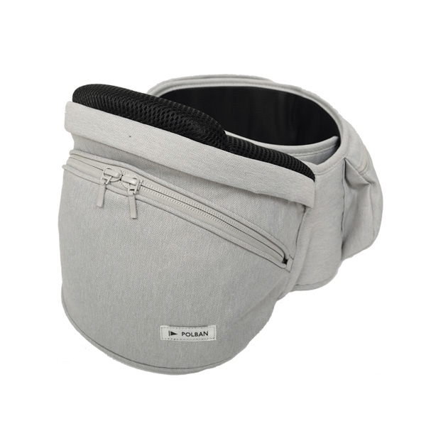 ポルバン POLBAN ヒップシート アドバンス アイスグレー ｜ ブリベビ