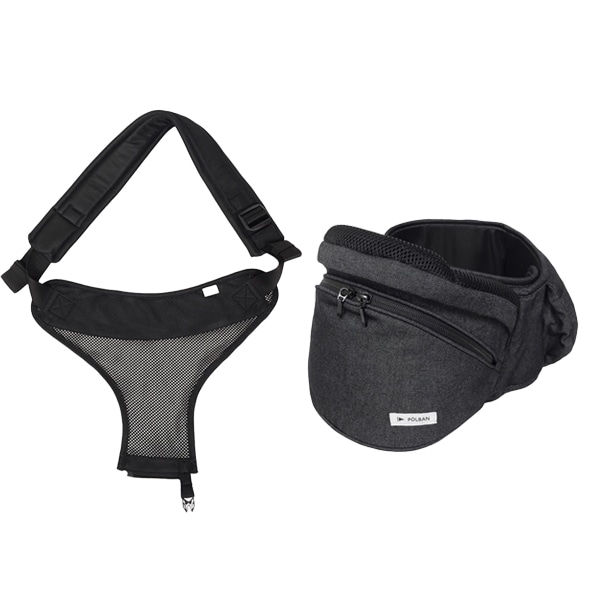ポルバン POLBAN シングルショルダーセット アドバンス デニムブラック