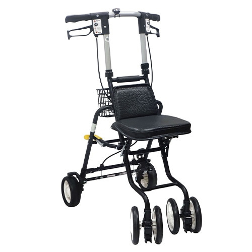 テノールEVO 島製作所 クロコダイルBK ｜ シルバーカー・歩行器