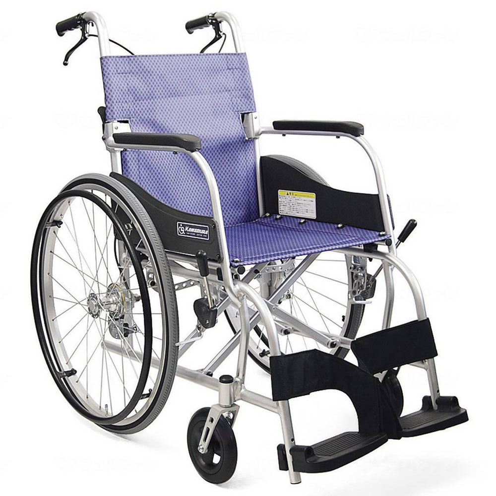 自走用車椅子ふわりすKF22－40SB 背折れ式・介助ブレーキ付き