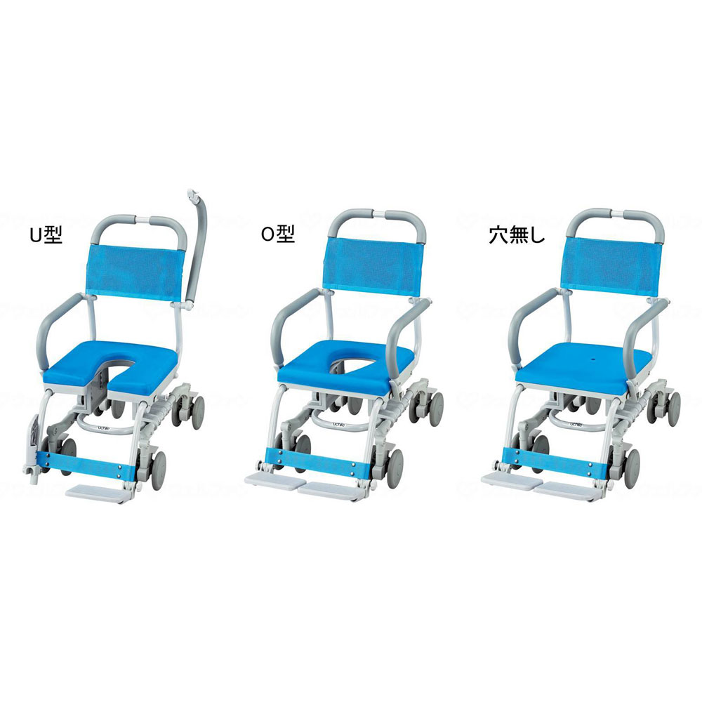 シャワーラク 4輪自在 U型シート ｜ 入浴補助用具 ｜ 介護用品・福祉