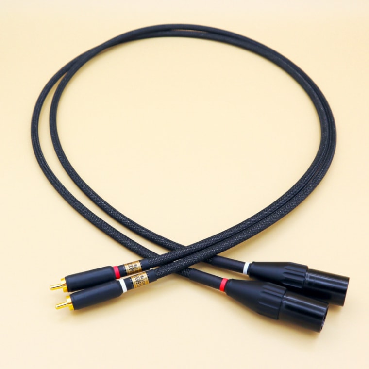 RCA→XLR変換ケーブル（2番HOT／3番HOT選択可能） WTS-RX5000 MK2