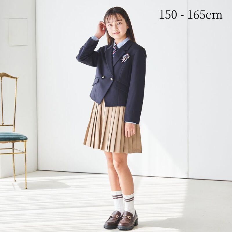 ネイビーショートブレザースーツ 150 160 165cm (8471-2502) CHOPIN