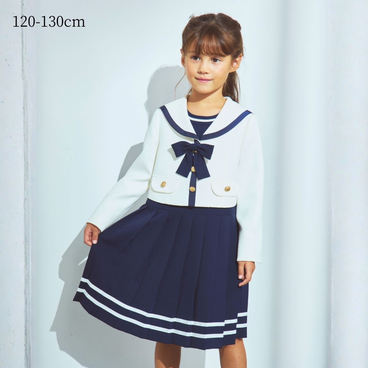 バイカラーセーラーアンサンブル 120 130cm (8601-7304) CHOPIN