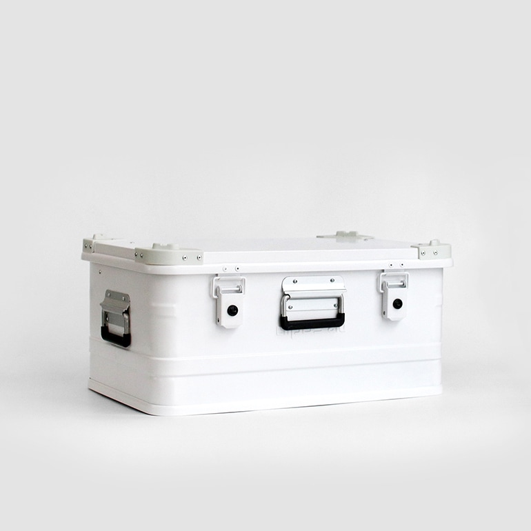 ALPOS アルポス｜ALUMINUM CONTAINER WITH LID (Silver) S 47L 通販