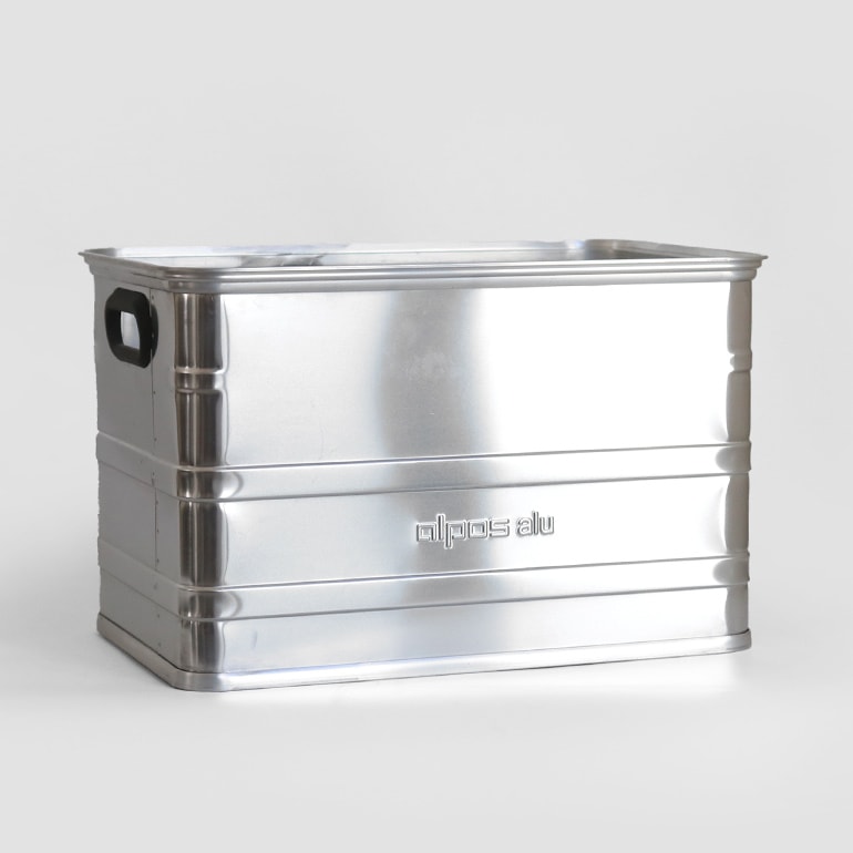 ALPOS アルポス｜ALUMINUM CONTAINER OPEN TOP (Silver) L 67L 通販