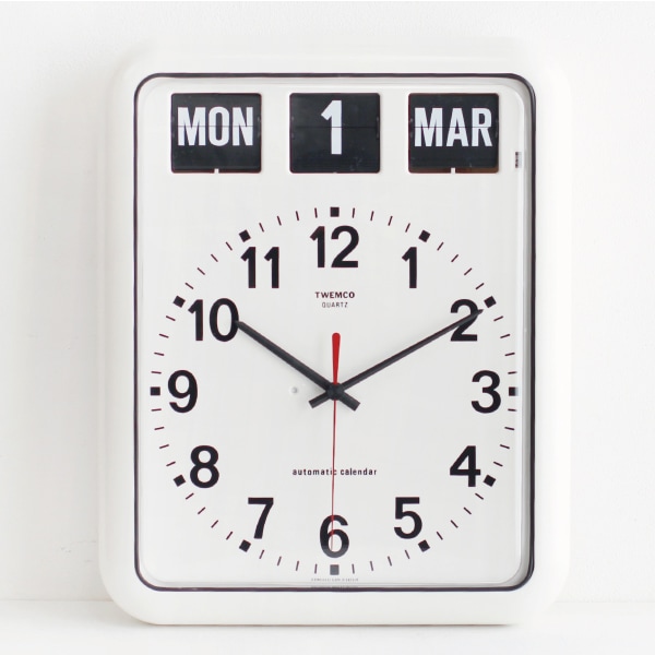 TWEMCO トゥエンコ｜オートマティック カレンダー クオーツクロック BQ