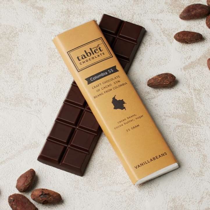 タブレットショコラ・コロンビア55 VANILLABEANS公式オンラインショップ