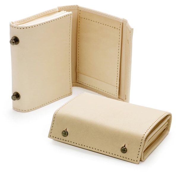 エムピウ m+ ミッレフォッリエ2 ヌメ27 2tan ミニ財布 mf2tan