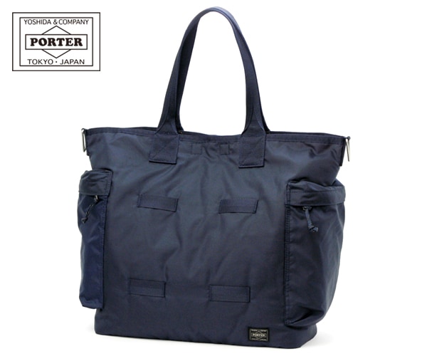 ポーター 2WAY TOTE BAG ネイビー トートバッグ FRAME(フレーム) 2WAY