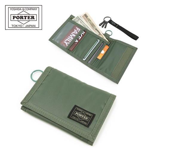 ポーター カプセル ウォレット 555-06439 （カラー：カーキ
