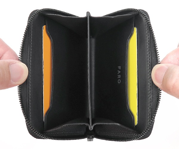 選べるノベルティ付】ファーロ FARO コンパクトジップウォレット