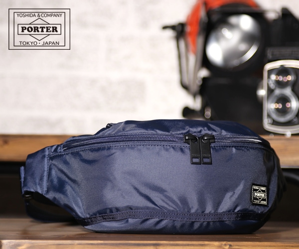 ポーター フラッシュ ウエストバッグ(S) 689-05953 （カラー：ネイビー