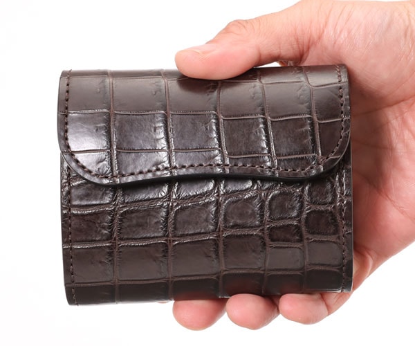 選べるノベルティ付】 ワイルドスワンズ クロコダイル イーノ 3つ折り