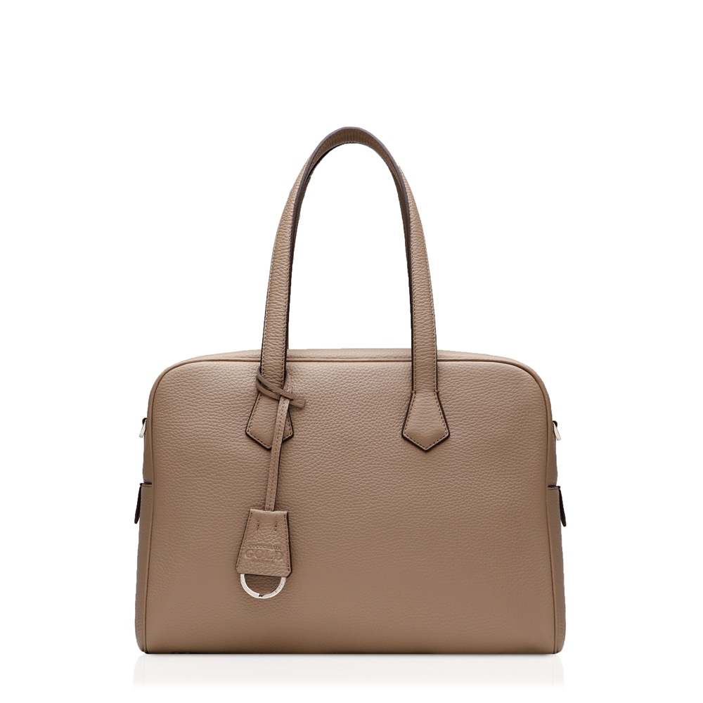 COCOCELUX GOLD ﾍﾗｸﾚｽGOLDｼｭﾘﾝｸ ｽｸｴｱﾎﾞｽﾄﾝ 2WAYﾊﾞｯｸﾞ L ｼﾙﾊﾞｰﾒﾀﾙ