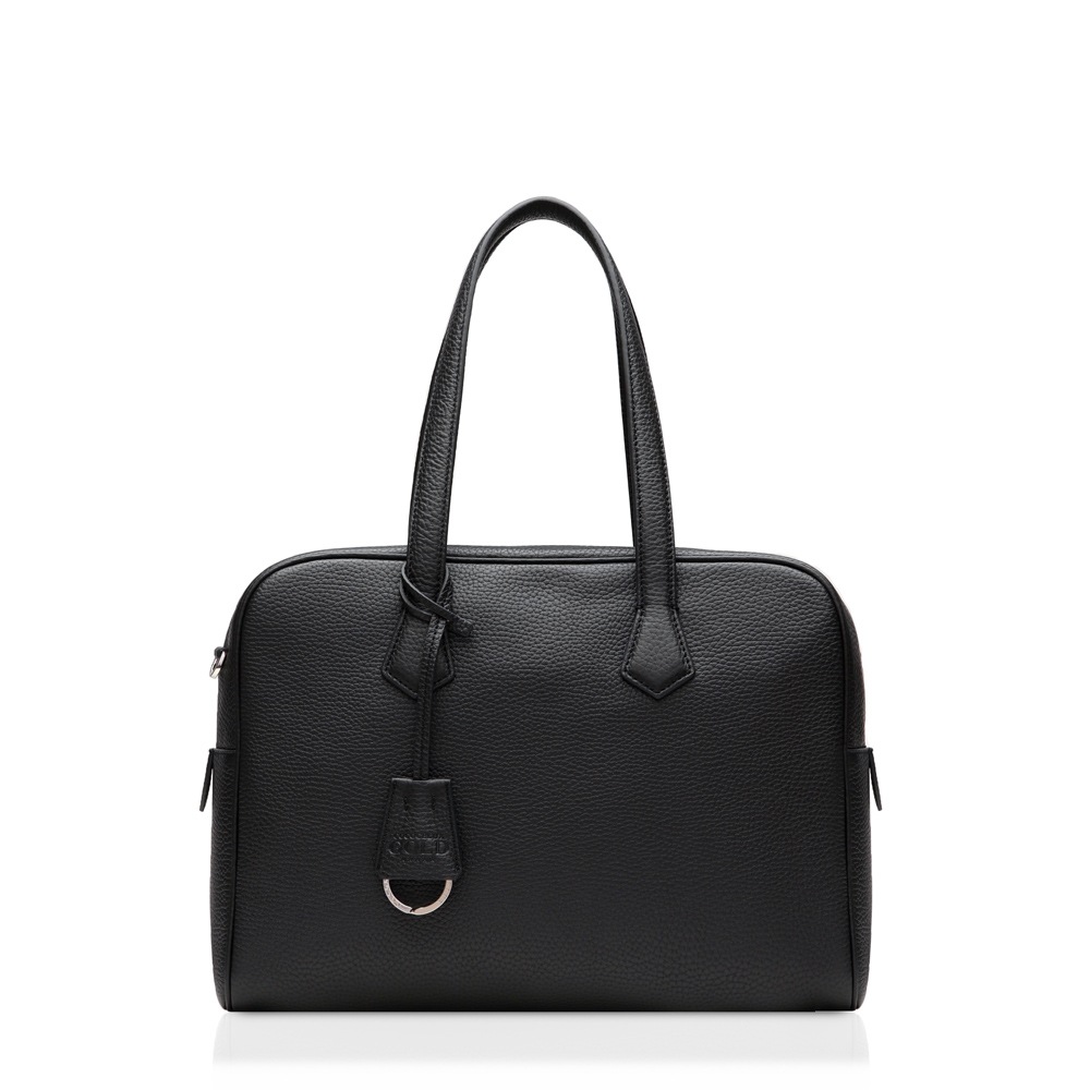 COCOCELUX GOLD ﾍﾗｸﾚｽGOLDｼｭﾘﾝｸ ｽｸｴｱﾎﾞｽﾄﾝ 2WAYﾊﾞｯｸﾞ L ｼﾙﾊﾞｰﾒﾀﾙ