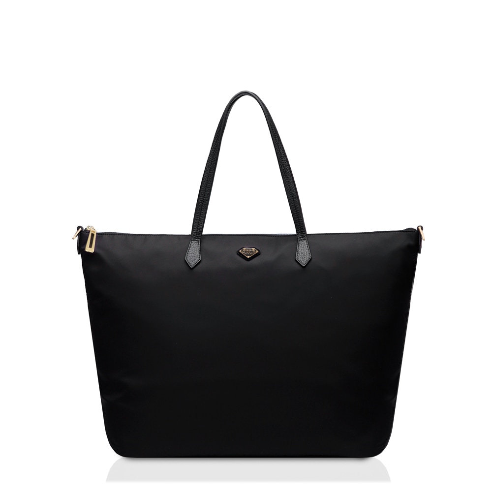 COCOCELUX GOLD POCONO NYLON ﾄｰﾄﾊﾞｯｸﾞL | material,pocono