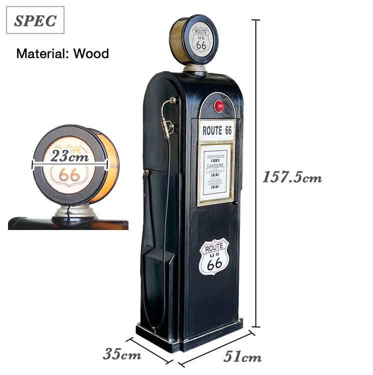 アメリカンヴィンテージなインテリア収納。キャビネット ガソリン