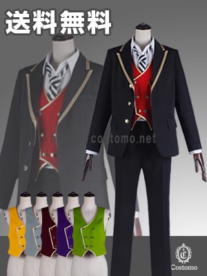 オリジナル制服セット｜コスプレに最適｜黒（ブラック）｜コスプレ衣装