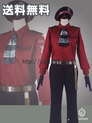 送料無料】 とうらぶ風 黒×赤 ベレー帽セット 石田【内番】