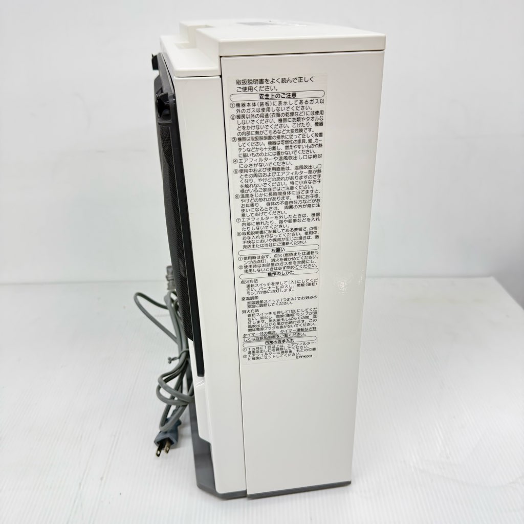 中古美品 ノーリツ プロパンガス用 ガスファンヒーター GFH-4006S-W5