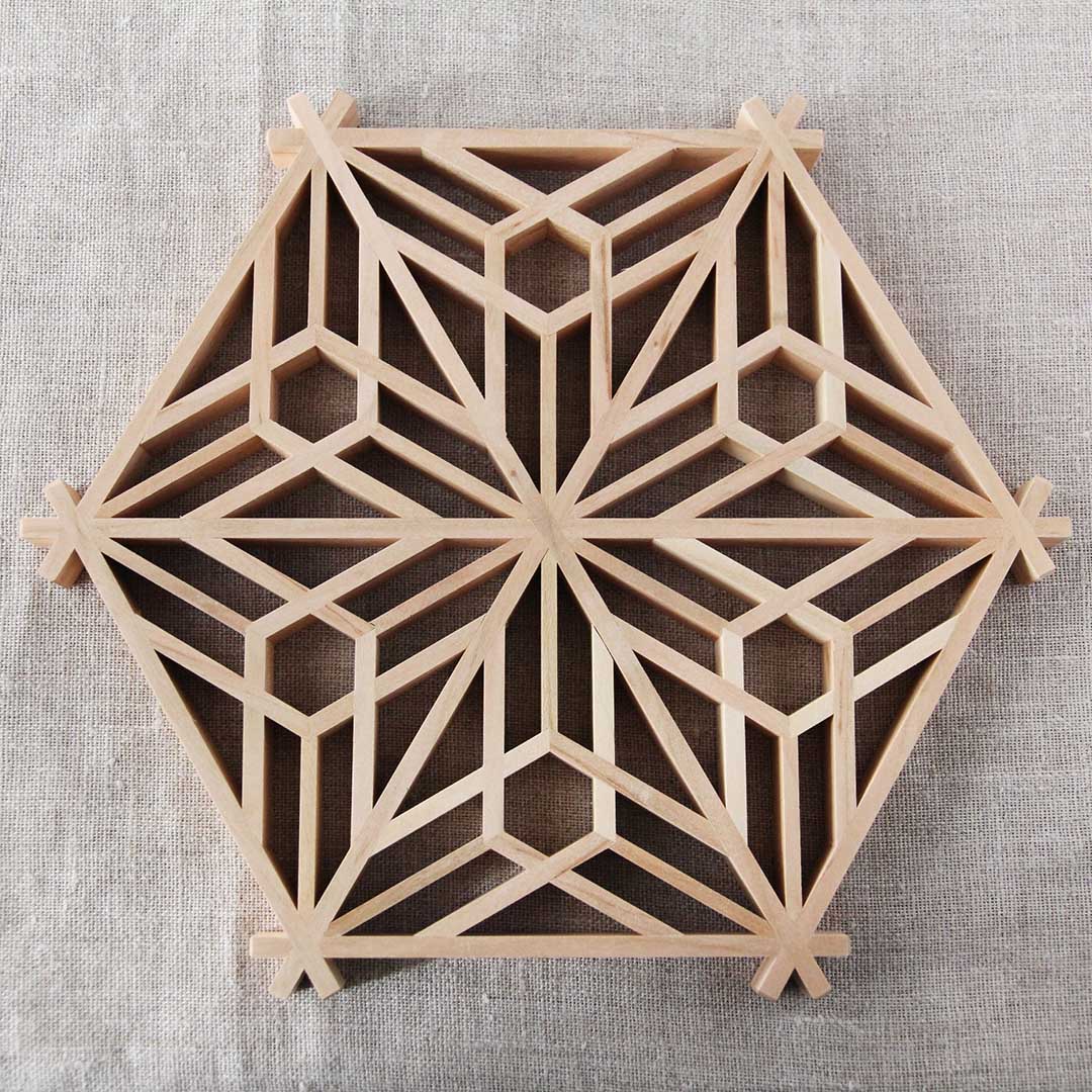 組子鍋敷き、コースター （猪俣美術建具店） | 鍋敷き・コースター