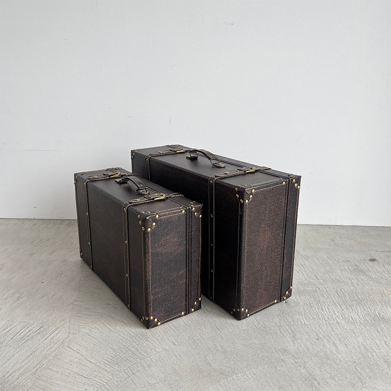 バックルボタン・ラージレザートランクL (S) | トランクボックス・収納