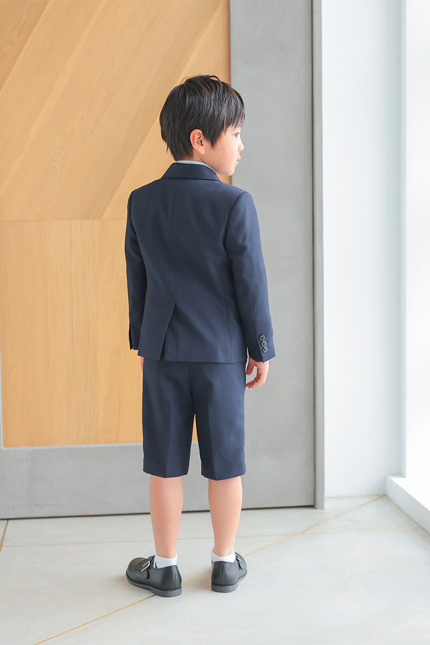 Boys ストライプフォーマルスーツ ネイビー 120cm(シャツ/ジャケット