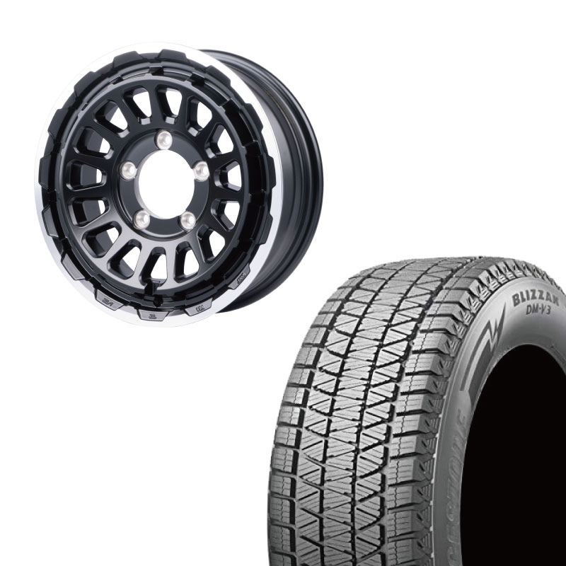 215/80R16 スタッドレス　ジムニー　Jimny デカめのスタッドレスへ交換他 215/80r16（スズキ ジムニー・JB23W）by