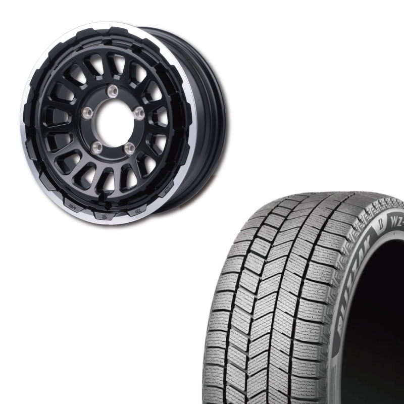 T711 175/80R16 ブリヂストン スタッドレス4本 シワ有り ジムニー T711