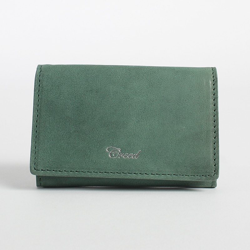 Creed RUB カードケース グリーン 312C921 #60 | レザーバッグ財布の