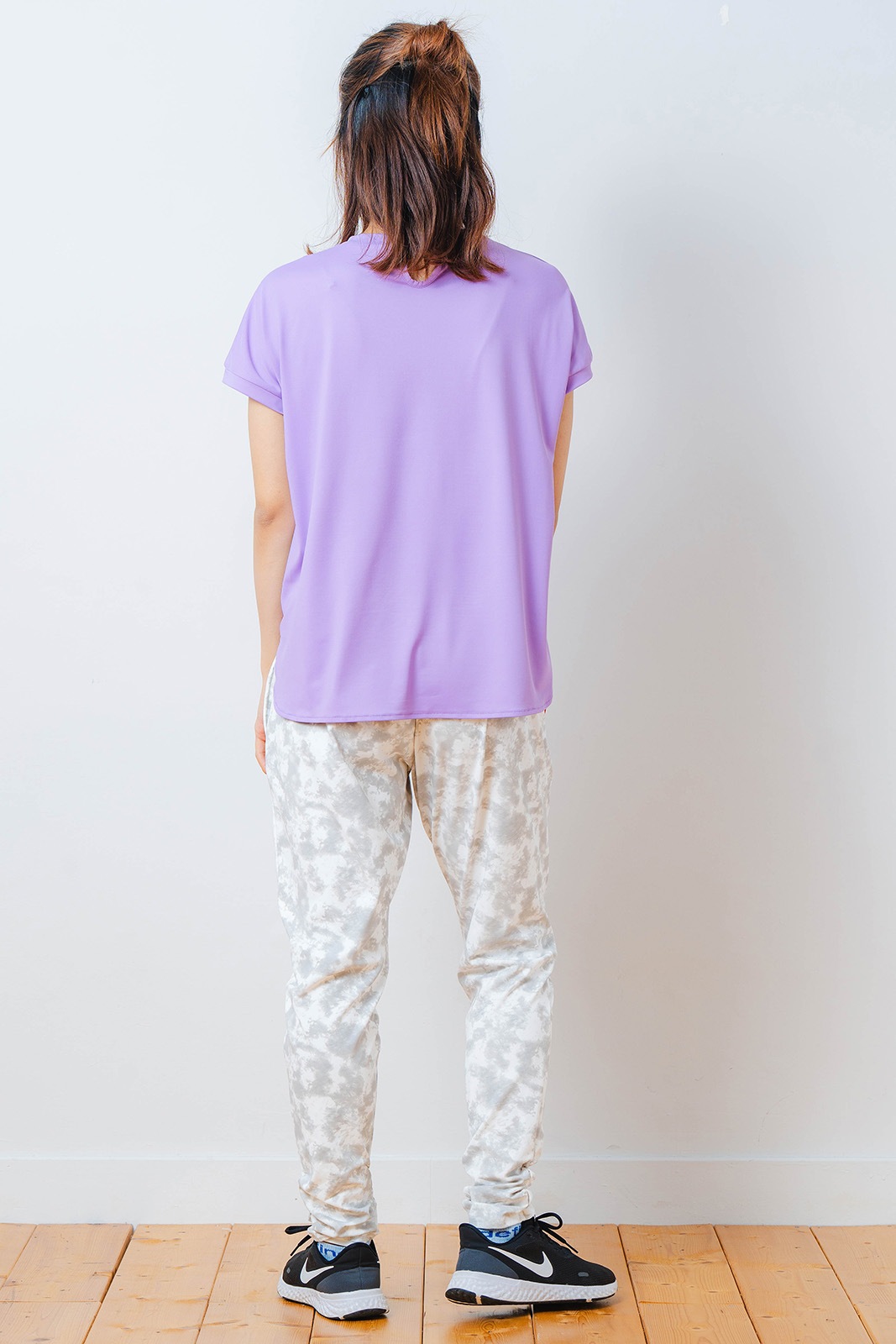 ハートゼブラ Tシャツ パープル 1534-1615 | D SHOP 着心地のいい高