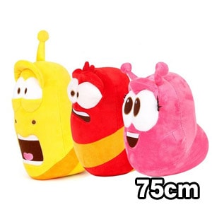 先払いのみ）キャラクターぬいぐるみ Larva（ラーバ） NEW イエロー