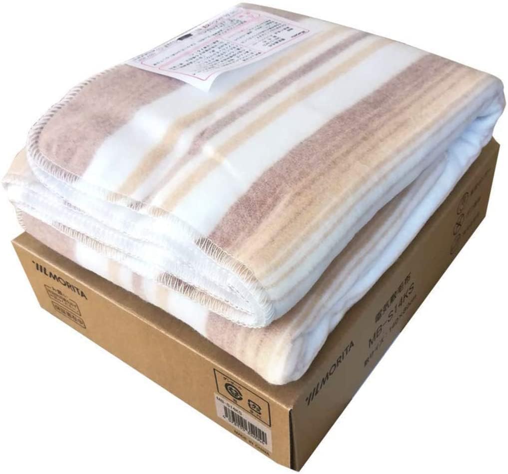 MORITA 洗える電気掛敷兼用毛布 190×130cm ダブルサイズ 室温センサー