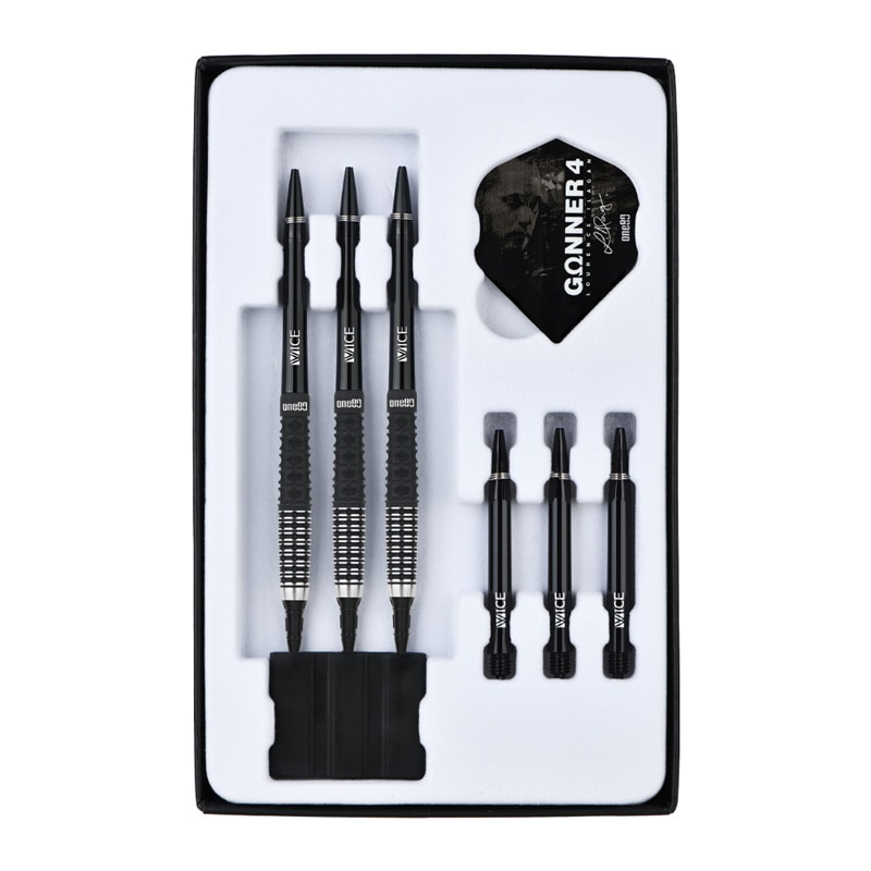 定価14300円 ソフトダーツ イラガン ガンナー4 サンドブラスト 22g バレル【ワンエイティ】ガンナー4 ローレンス・イラガンモデル