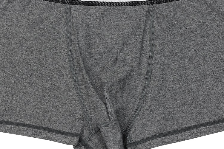 メンズ コットンクラシック ボクサーパンツ - Heather Dark Gray 杢