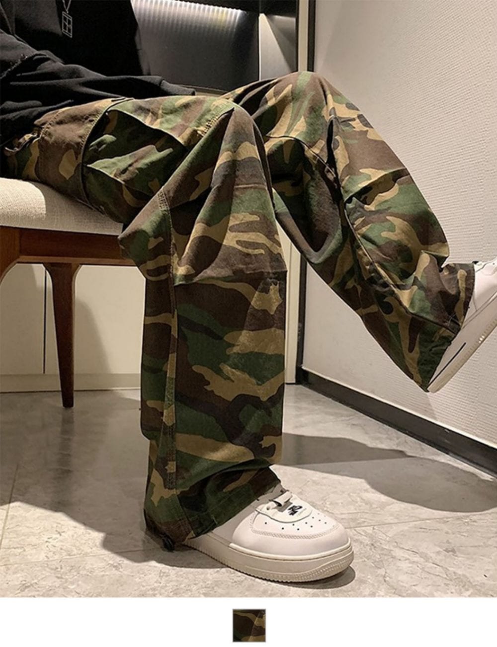 ベーシック 迷彩 ミリタリー カーゴパンツ TA884Z