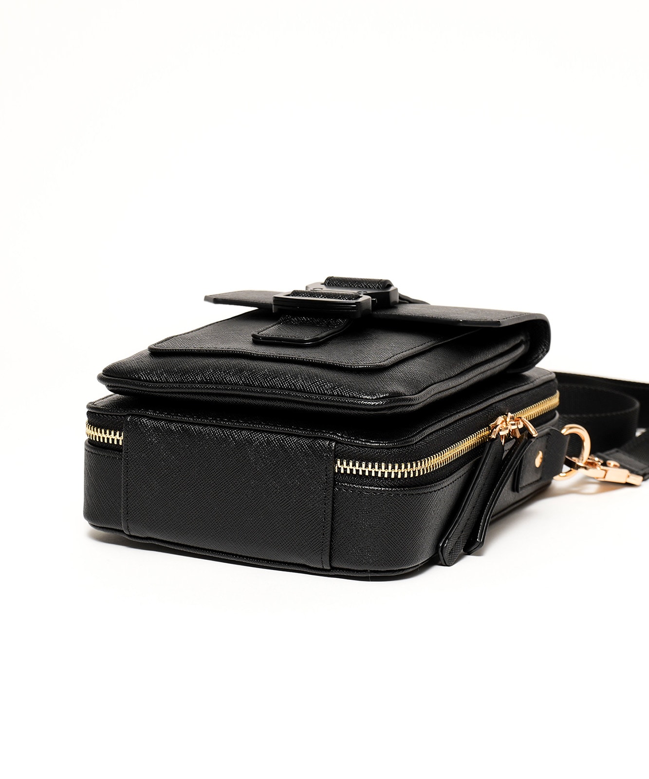 DEVICE × GOUKIコラボ】ゴールドカラーバックル ショルダーバッグ DSG25072