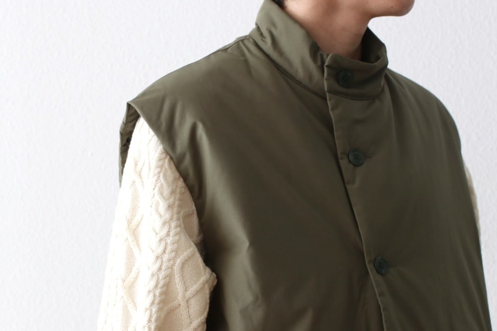 トップス NAMESAKE 25AW MARINA SLEEVELESS VEST フリースジップベスト Fleece Zip Vest/anuke/アンヌーク