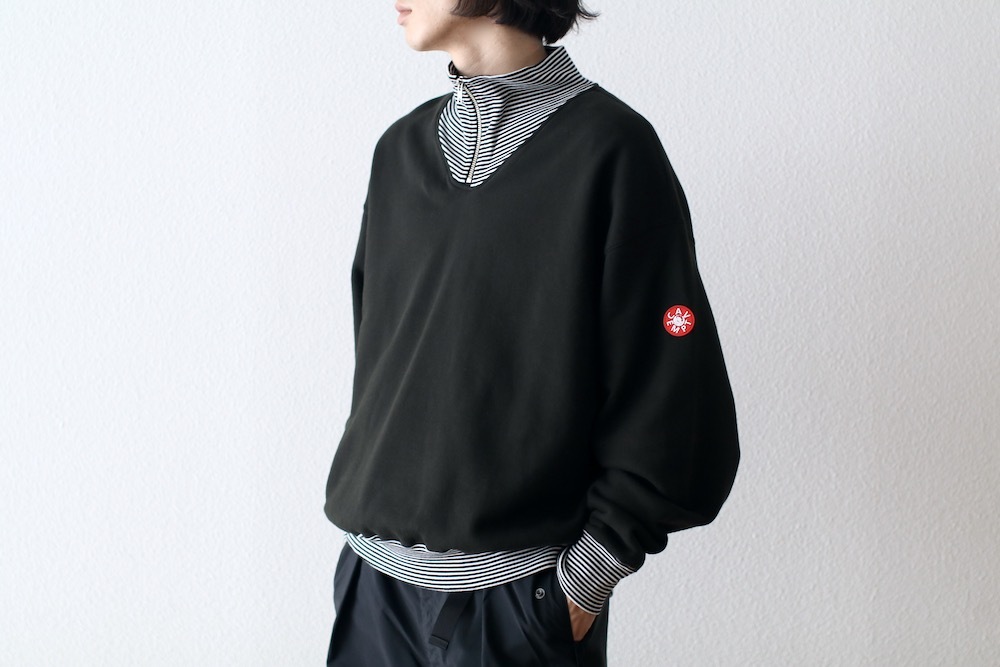 トップス C.E CAV EMPT CASUAL HALF ZIP SWEAT 20SS C.E / シーイー | HALF ZIP CASUAL SWEAT - Black | 通販 - 正規取扱店
