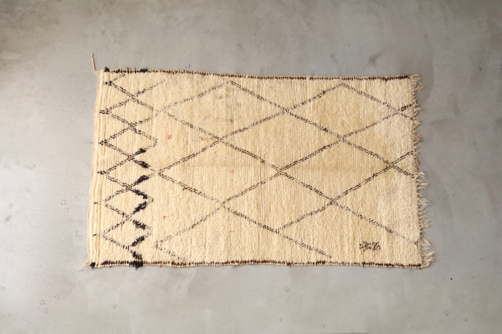 Vintage Rug】225cm ×153cm ベニワレン モロッコ ヴィンテージラグ