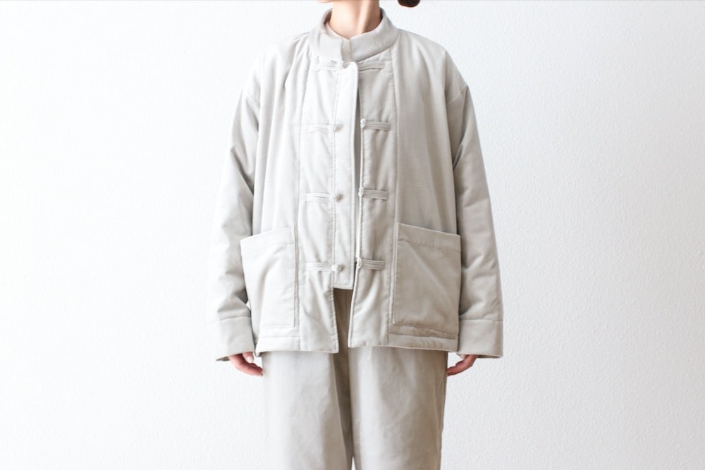 WOMEN'S】TOUJOURS（トゥジュー）“Padded China Coverall Jacket