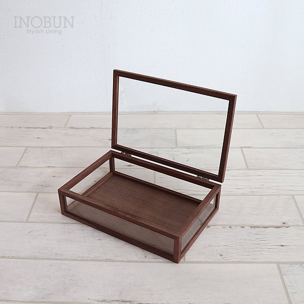 La Luz ラ・ルース ガラス ジュエリーボックス 木製 アクセサリー